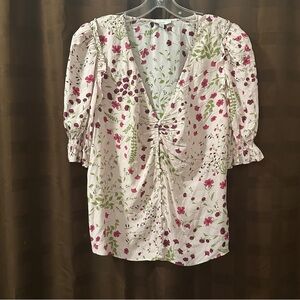 Joie Acantha Pink Blouse size medium